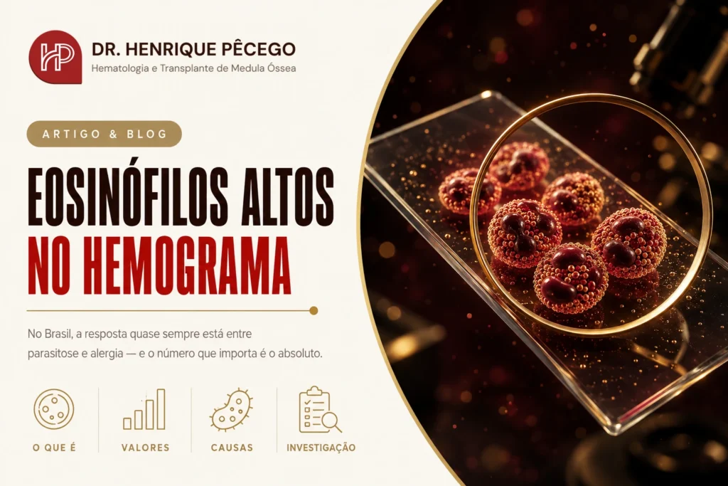 Eosinófilos altos no exame: causas e o que fazer