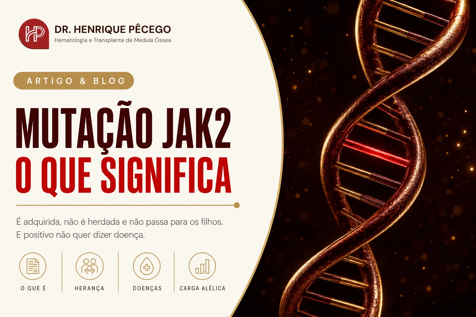 Mutação JAK2 positiva: o que significa no exame