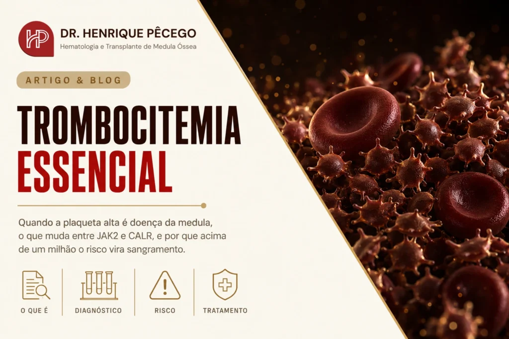 Trombocitemia essencial: o que é e como tratar
