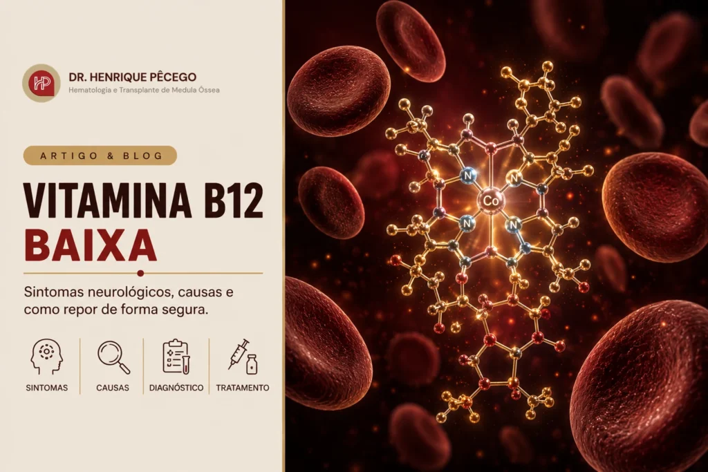 Vitamina B12 baixa: 8 sintomas, causas e como tratar