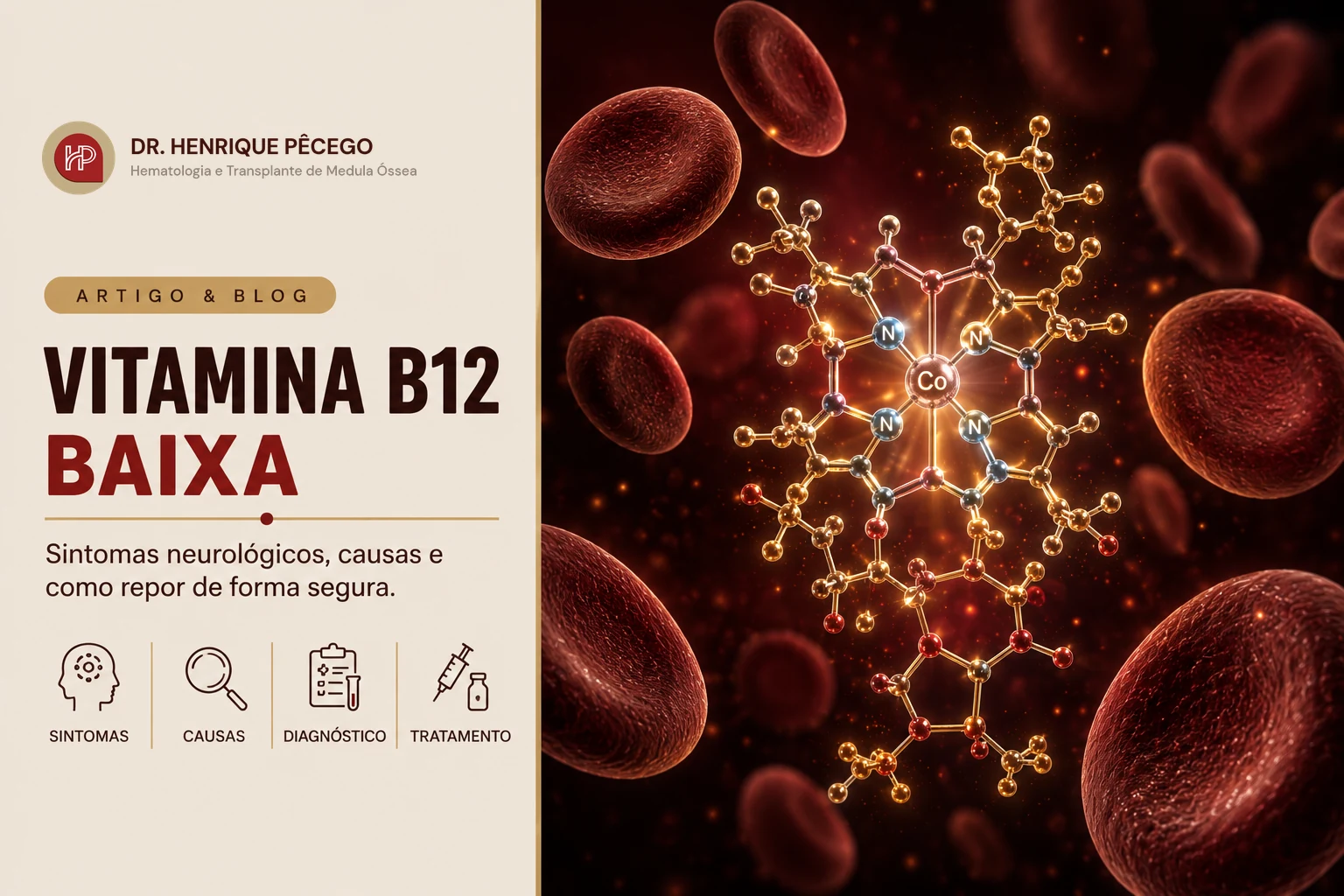 Vitamina B12 baixa: 8 sintomas, causas e como tratar