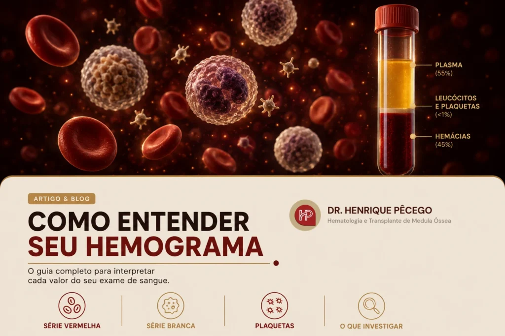 Como entender seu hemograma: guia completo para interpretar seu exame de sangue
