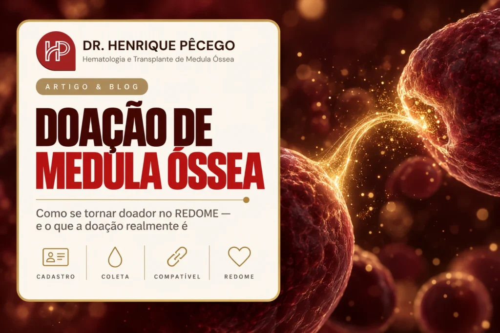 Doação de medula óssea: como se cadastrar no REDOME