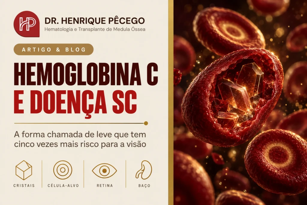 Hemoglobina C e hemoglobinopatia SC: a leve que não é