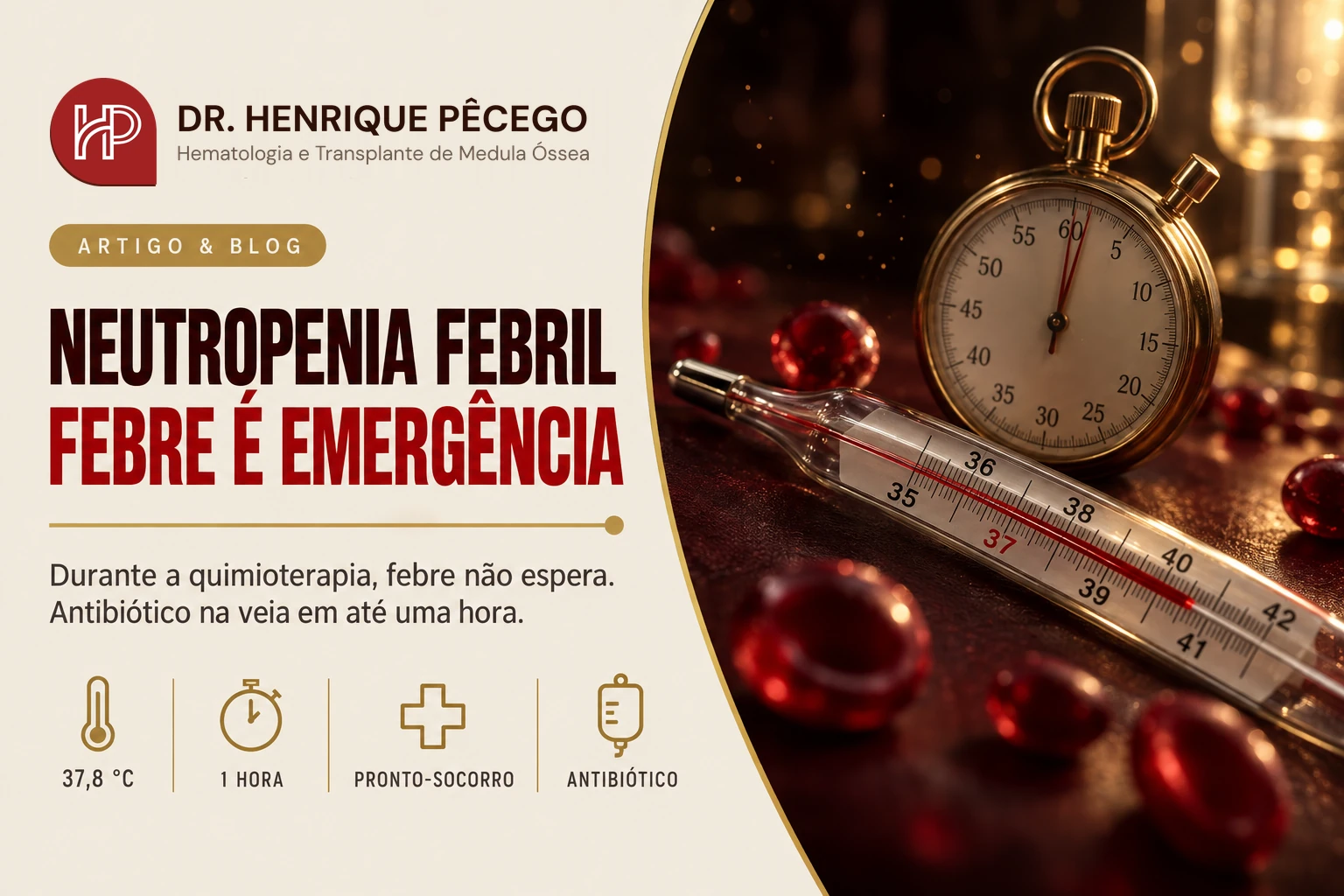 Neutropenia febril: febre na quimioterapia é emergência